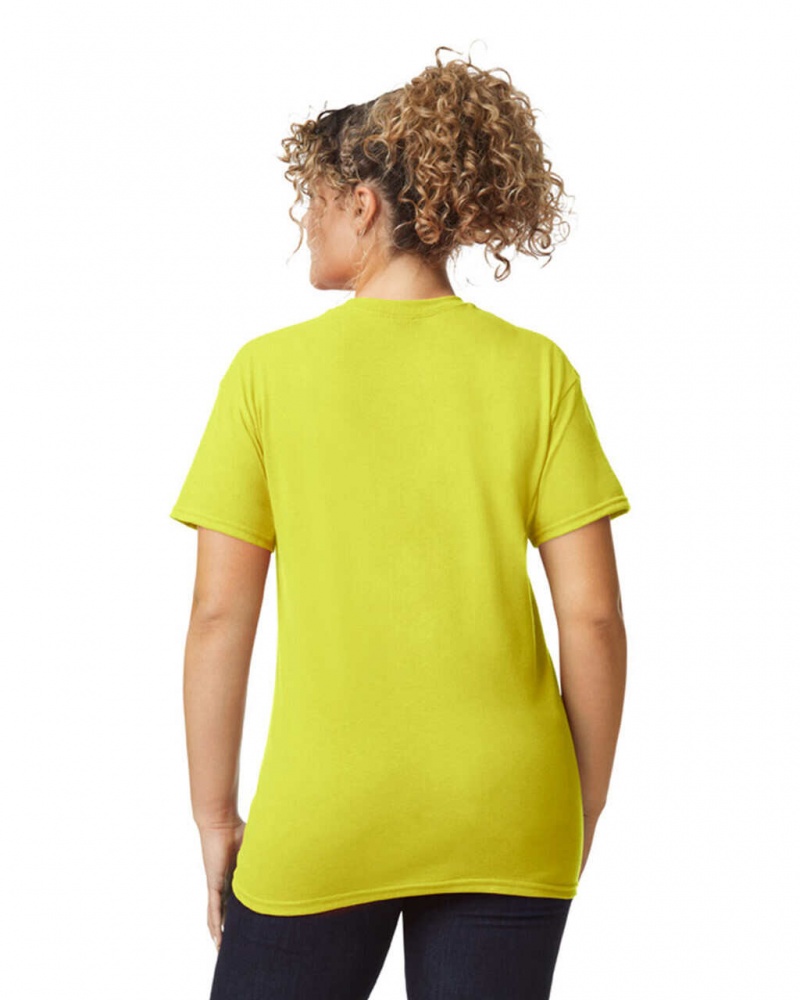 Safety Green Women's Gildan 8000 T-Shirts | MCIL56714