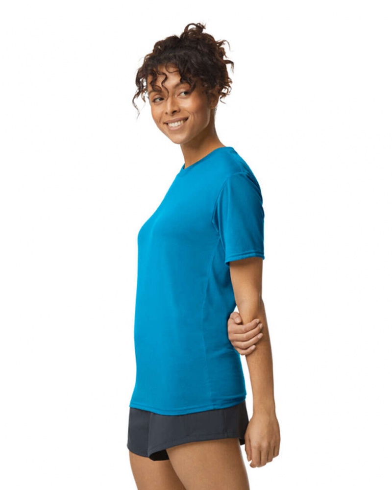 Sapphire Women's Gildan 42000 T-Shirts | UCPR53894