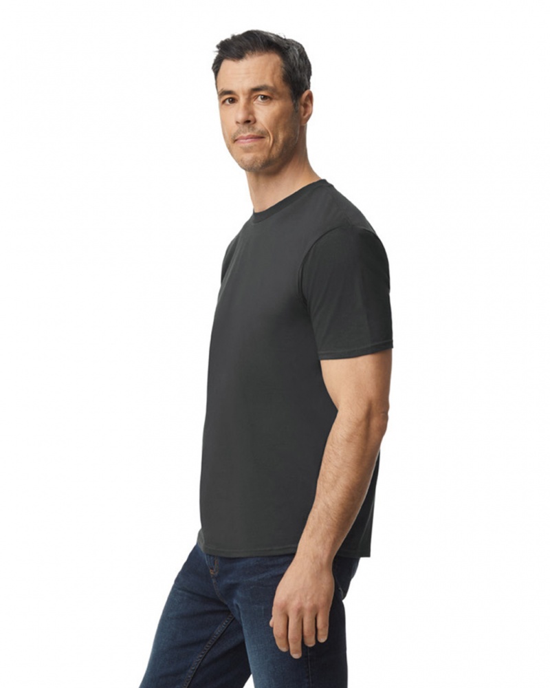 Smoke Men's Gildan 980 T-Shirts | LMAE41273