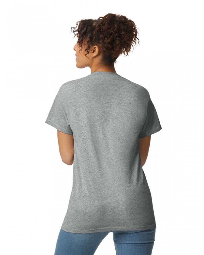 Sport Grey Women's Gildan 2300 with Pocket T-Shirts | JOVN59436