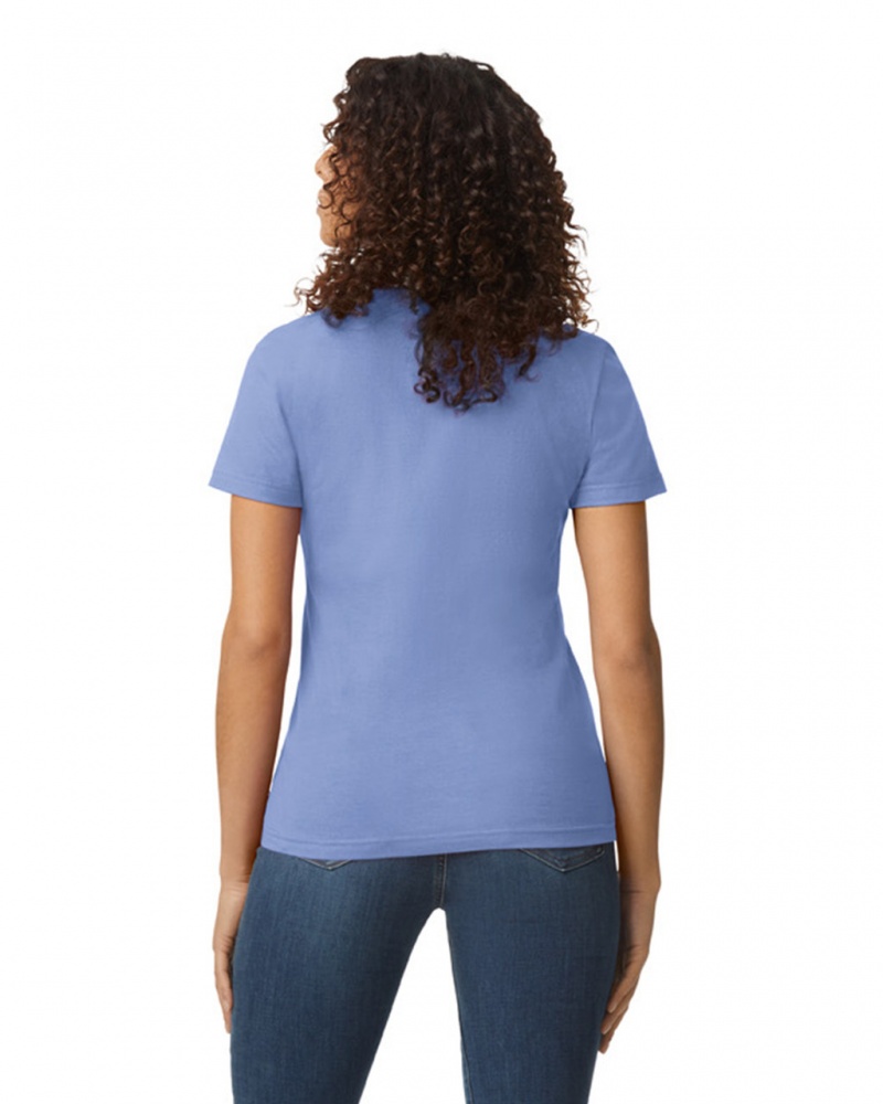 Violet Women's Gildan 65000L Midweight T-Shirts | MLRZ38941