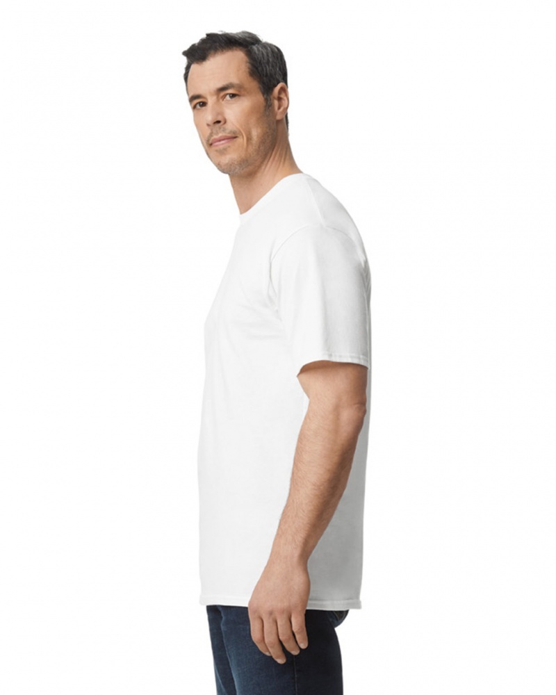 White Men's Gildan 2000T Tall T-Shirts | SLUP75841