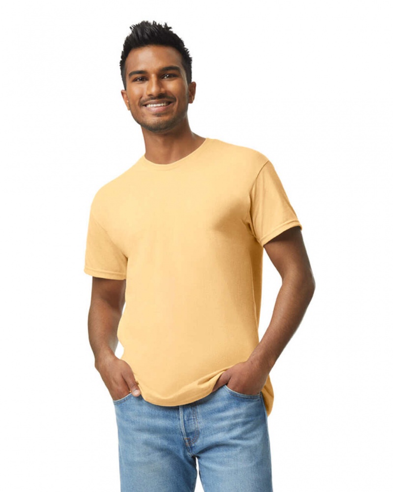 Yellow Haze Men\'s Gildan 5000 T-Shirts | CKRP25340